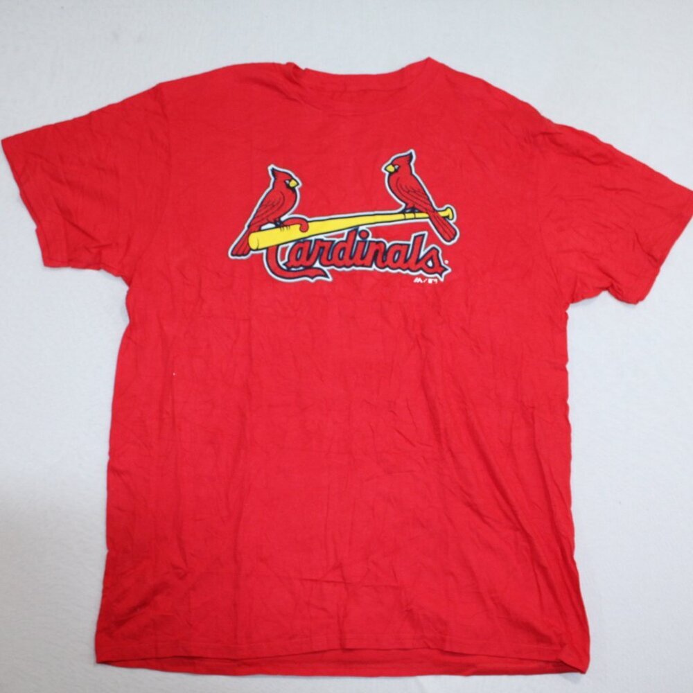 Majestic St. Louis Red Cardinals Men Tee Shirt Molina 4 Size XL